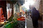 Street life on Talaa Kbira in the old medina of Fes, Morocco