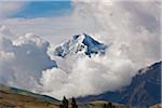 Pérou, au-dessus de la vallée de l'Urubamba, Mount Veronica. 18 600 mètres, la plus haute de la plage. En Quechua, Wakay Willca ' larmes sacrées.