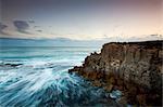 Australia, South Australia, Kangaroo Island.  Rugged coastline of the southern ocean at Hanson Bay.