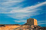 Malta, Gozo, Saint Lawrence, Dwerja, view of Dwerja Watch Tower.