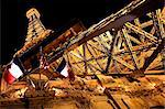 United States of America, Nevada, Las Vegas, Replica of the Eiffel Tower, part of the Paris Hotel complex.