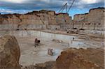 Marble Quarry near Custanaci, Province of Trapani, Sicily, Italy