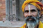 Sadhu, Durbar Square, Bhaktapur, Zone de la Bagmati, Madhyamanchal, Népal