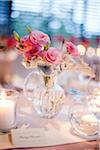 Flower and Candle Centrepieces