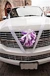 Limousine Decorated for Wedding