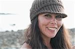 Portrait of Woman, Hampton Beach, Hampton, Rockingham County, New Hampshire, USA