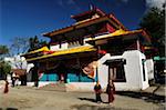 Enchey Monastery, Gangtok, East Sikkim, Sikkim, India, Asia