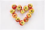 Apples in Heart Shape