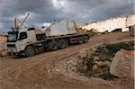 Marble Quarry, near Custanaci, Sicily, Italy