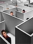 Business People in Maze