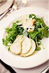 Birne und Rucola-Salat