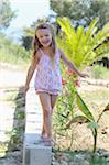 Girl Wearing Flip Flops and Sundress - Stock Photo - Masterfile -  Rights-Managed, Artist: Pascal Albandopulos, Code: 700-03739266