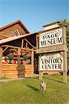 Rustic Dorothy G Page Museum and Visitors Center in Wasilla, Southcentral Alaska, Summer