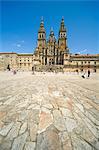 Die Kathedrale von Santiago De Compostela, Galicien, Spanien