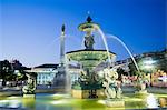 Praca Pedro IV Platz (Rossio Platz), Lissabon, Portugal