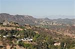 Hollywood Hills und Downtown LA, Los Angeles County, Kalifornien, USA