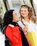 Two women shopping.