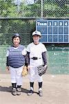Portrait Of Boys In Baseball Uniform