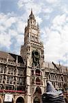 Tour de la mairie sur la Marienplatz à Munich