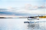 Wasserflugzeug auf Otter Lake, Saskatchewan, Kanada