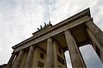 Germany, Berlin, Brandenburg Gate (East Berlin view)