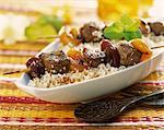 Brochettes d'agneau épicé