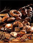 Selection of breads