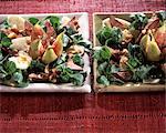 Hähnchen-Leber, Feigen und Apfel-Salat