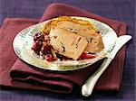 Entenleber und Kirsche sauer Griotte terrine