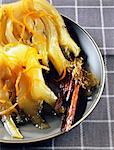 Fennel cooked with orange zests