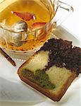 Marmorkuchen mit Erdbeer-infusion