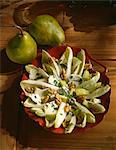 Chicory,walnut and Roquefort salad