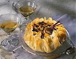 Dried fruit filo pastry cake