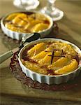 Orange and cinnamon baked egg custard