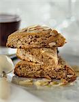 Chestnut flour and hazelnut cake