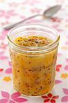 Peach and kiwi jam