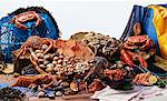 Assorted seafood and shellfish