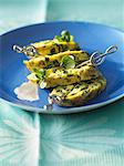Comté and watercress rolled omelette