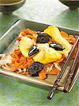 Sweet and sour Nituke with carrots,potatoes,apples and prunes