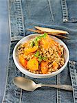 Buckwheat and carrot salad