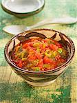 Salade de poivrons et tomates de style marocain