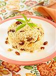Basmati rice with raisins and walnuts