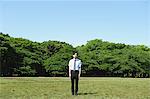 Businessman in a Park