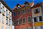 France, Hautes-Alpes, Gap.   A Apline market town situated at trading crossroads the central square, the Jean Marcellin Square, abounds with charm and traditional architectural features