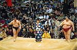 Asia, Japan, Kyushu, Fukuoka city, Fukuoka Sumo competition, bout rituals, Kyushu Basho