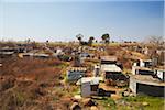 Hausbesetzer Camp, Soweto, Johannesburg, Gauteng, Südafrika