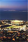 Green Point Stadium au crépuscule, Cape Town, Western Cape, Afrique du Sud
