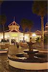 Boardwalk Casino bei Dämmerung, Summerstrand, Port Elizabeth, Ostkap, Südafrika