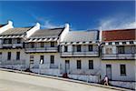 Victorian style terraced houses on Donkin Street, Port Elizabeth, Eastern Cape, South Africa