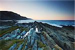 Coastline of Tsitsikamma National Park at dawn, Storms River, Eastern Cape, South Africa